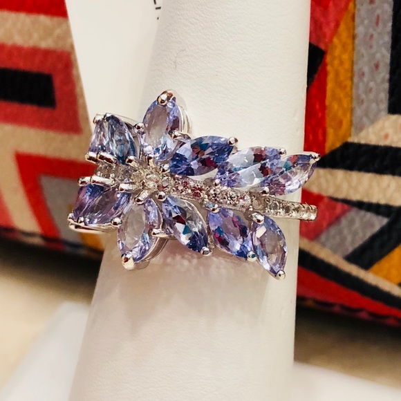 Designer Jewelry - Valentine's Day SALE - RARE 3.52CTW-Tanzanite Ring